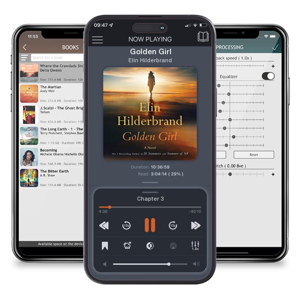 Download fo free audiobook Golden Girl by Elin Hilderbrand and listen anywhere on your iOS devices in the ListenBook app.