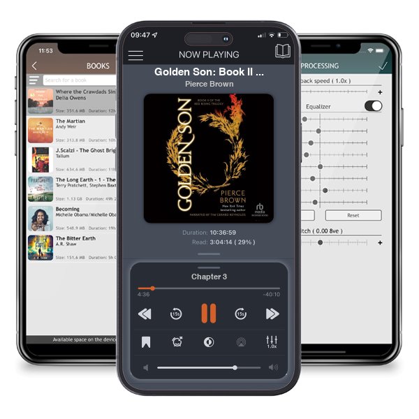 Download fo free audiobook Golden Son: Book II of the Red Rising Trilogy by Pierce Brown and listen anywhere on your iOS devices in the ListenBook app.