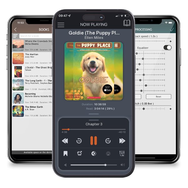Download fo free audiobook Goldie (The Puppy Place #1) by Ellen Miles and listen anywhere on your iOS devices in the ListenBook app.