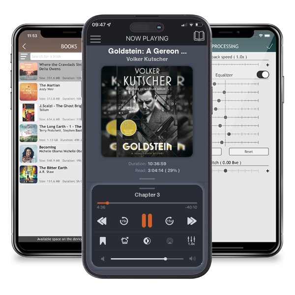 Download fo free audiobook Goldstein: A Gereon Rath Mystery by Volker Kutscher and listen anywhere on your iOS devices in the ListenBook app.