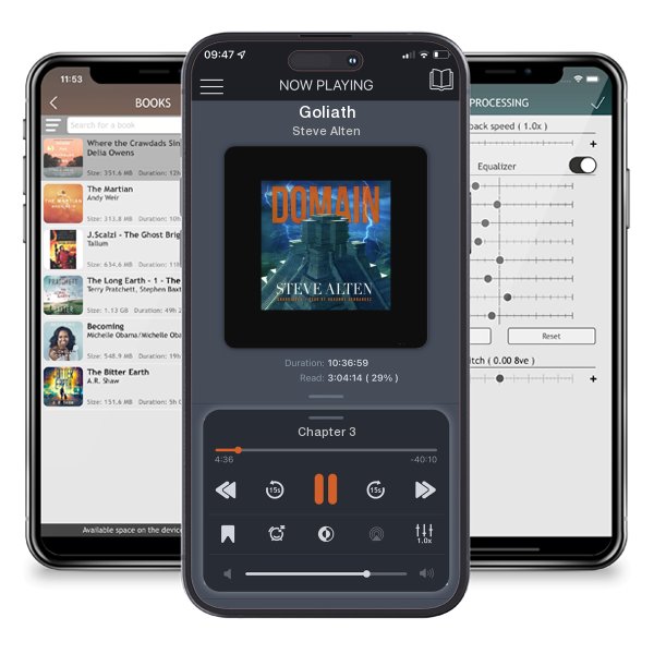Download fo free audiobook Goliath by Steve Alten and listen anywhere on your iOS devices in the ListenBook app.