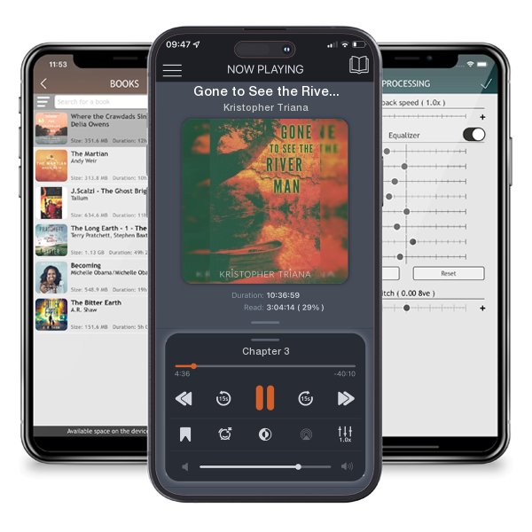 Download fo free audiobook Gone to See the River Man by Kristopher Triana and listen anywhere on your iOS devices in the ListenBook app.