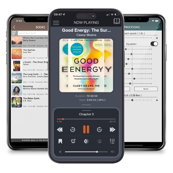 Download fo free audiobook Good Energy: The Surprising Connection Between Metabolism and... by Casey Means and listen anywhere on your iOS devices in the ListenBook app.