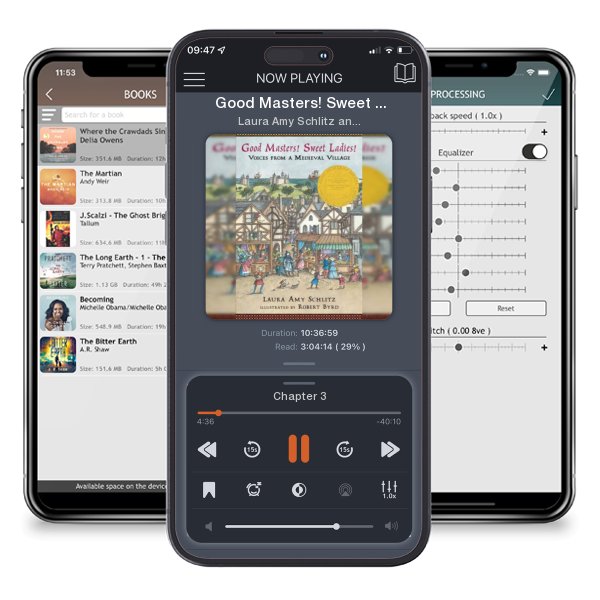 Download fo free audiobook Good Masters! Sweet Ladies!: Voices from a Medieval Village by Laura Amy Schlitz and Robert Byrd and listen anywhere on your iOS devices in the ListenBook app.