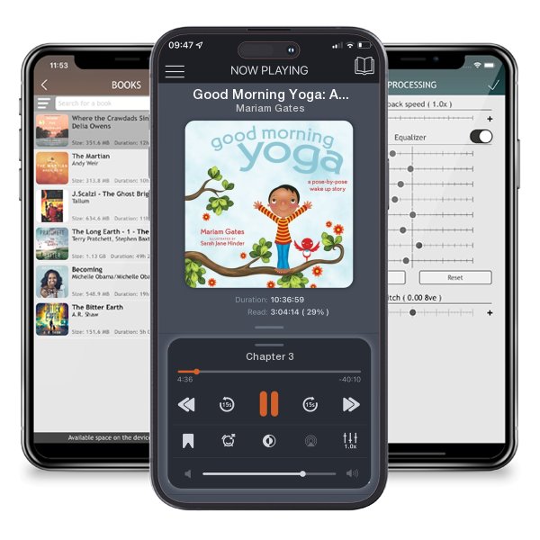 Download fo free audiobook Good Morning Yoga: A Pose-by-Pose Wake Up Story (Good Night Yoga) (Board book) by Mariam Gates and listen anywhere on your iOS devices in the ListenBook app.