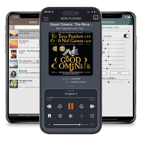 Download fo free audiobook Good Omens: The Nice and Accurate Prophecies of Agnes Nutter,... by Neil Gaiman and Terry Pratchett and listen anywhere on your iOS devices in the ListenBook app.