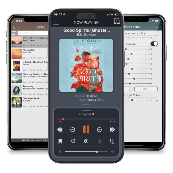 Download fo free audiobook Good Spirits (Ghosted, #1) by B.K. Borison and listen anywhere on your iOS devices in the ListenBook app.