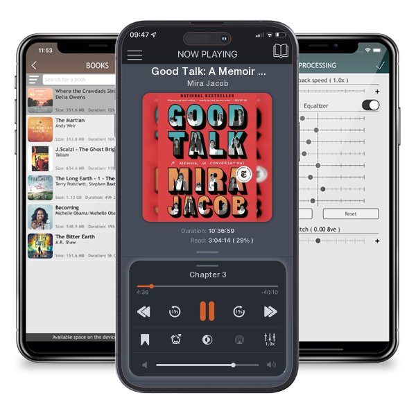 Download fo free audiobook Good Talk: A Memoir in Conversations by Mira Jacob and listen anywhere on your iOS devices in the ListenBook app.