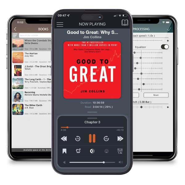 Download fo free audiobook Good to Great: Why Some Companies Make the Leap...And Others Don\'t by Jim Collins and listen anywhere on your iOS devices in the ListenBook app.