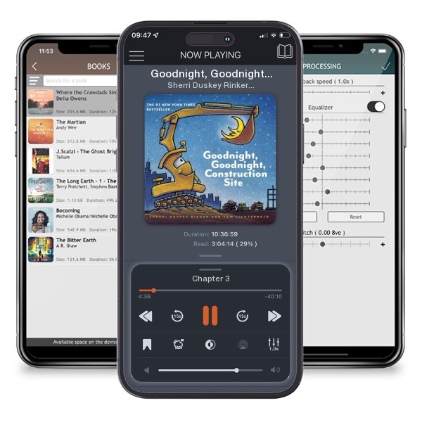 Download fo free audiobook Goodnight, Goodnight, Construction Site by Sherri Duskey Rinker and Tom Lichtenheld and listen anywhere on your iOS devices in the ListenBook app.