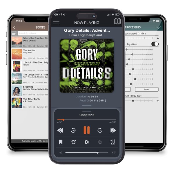 Download fo free audiobook Gory Details: Adventures from the Dark Side of Science by Erika Engelhaupt and Briony Morrow-Cribbs and listen anywhere on your iOS devices in the ListenBook app.