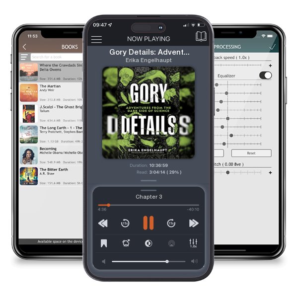 Download fo free audiobook Gory Details: Adventures from the Dark Side of Science by Erika Engelhaupt and listen anywhere on your iOS devices in the ListenBook app.