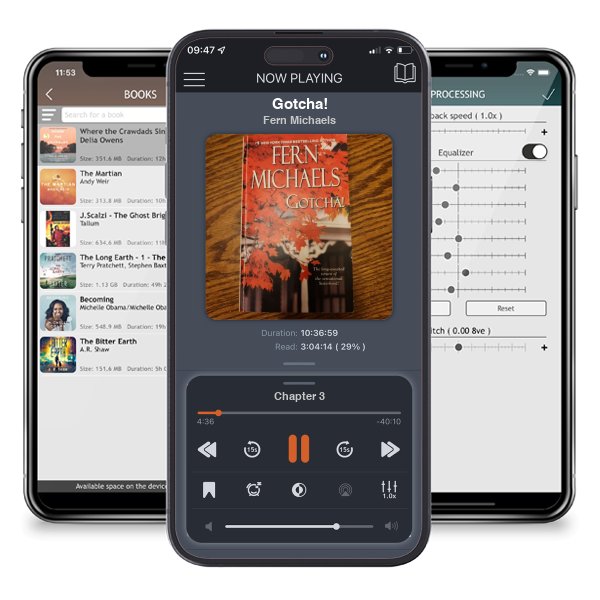 Download fo free audiobook Gotcha! by Fern Michaels and listen anywhere on your iOS devices in the ListenBook app.