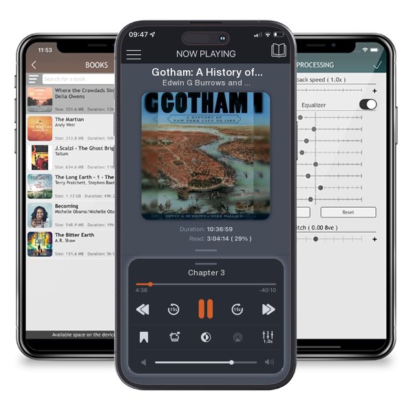 Download fo free audiobook Gotham: A History of New York City to 1898 (Revised) by Edwin G Burrows and Mike Wallace and listen anywhere on your iOS devices in the ListenBook app.