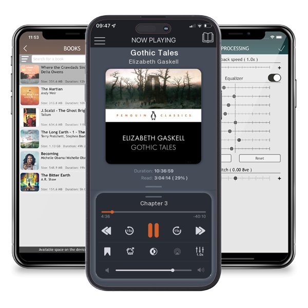 Download fo free audiobook Gothic Tales by Elizabeth Gaskell and listen anywhere on your iOS devices in the ListenBook app.