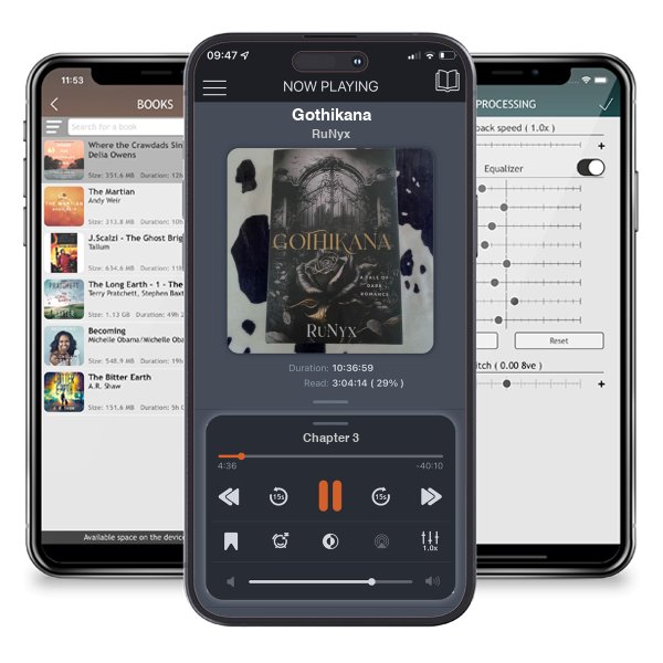 Download fo free audiobook Gothikana by RuNyx and listen anywhere on your iOS devices in the ListenBook app.