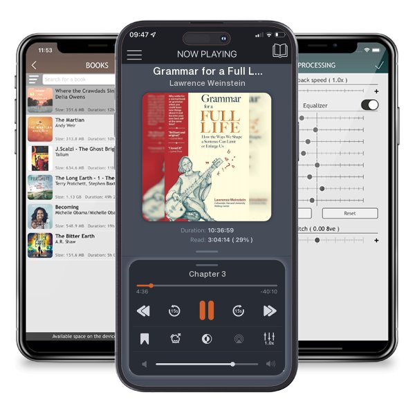 Download fo free audiobook Grammar for a Full Life: How the Ways We Shape a Sentence Can... by Lawrence Weinstein and listen anywhere on your iOS devices in the ListenBook app.