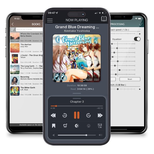 Download fo free audiobook Grand Blue Dreaming 1 by Kimitake Yoshioka and listen anywhere on your iOS devices in the ListenBook app.
