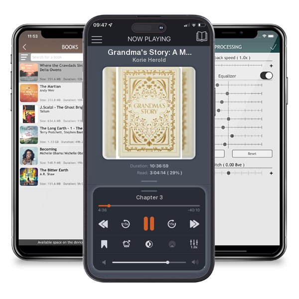 Download fo free audiobook Grandma's Story: A Memory and Keepsake Journal for My Family by Korie Herold and listen anywhere on your iOS devices in the ListenBook app.