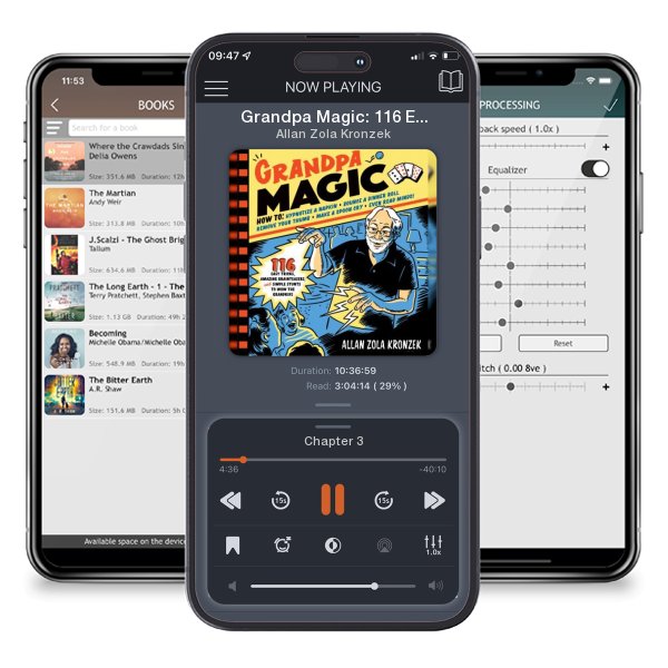 Download fo free audiobook Grandpa Magic: 116 Easy Tricks, Amazing Brainteasers, and... by Allan Zola Kronzek and listen anywhere on your iOS devices in the ListenBook app.
