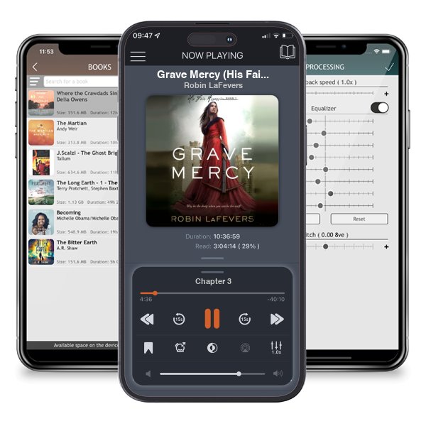 Download fo free audiobook Grave Mercy (His Fair Assassin, #1) by Robin LaFevers and listen anywhere on your iOS devices in the ListenBook app.