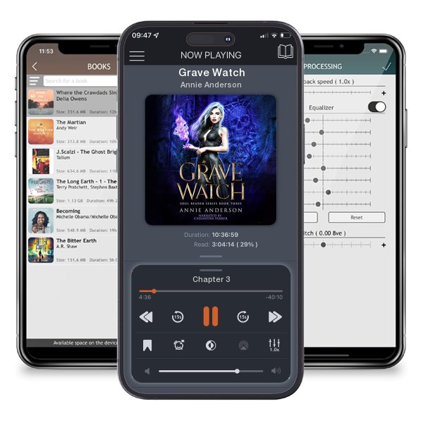 Download fo free audiobook Grave Watch by Annie Anderson and listen anywhere on your iOS devices in the ListenBook app.