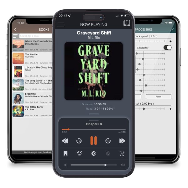 Download fo free audiobook Graveyard Shift by M L Rio and listen anywhere on your iOS devices in the ListenBook app.