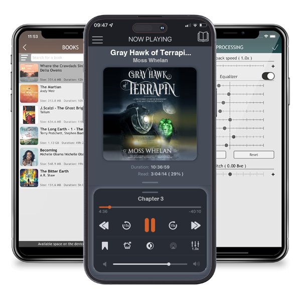 Download fo free audiobook Gray Hawk of Terrapin by Moss Whelan and listen anywhere on your iOS devices in the ListenBook app.