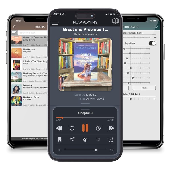 Download fo free audiobook Great and Precious Things by Rebecca Yarros and listen anywhere on your iOS devices in the ListenBook app.