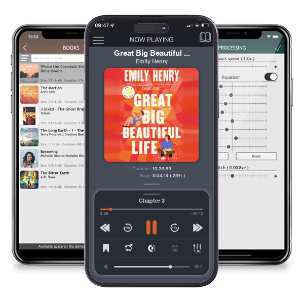 Download fo free audiobook Great Big Beautiful Life (Reese\'s Book Club) by Emily Henry and listen anywhere on your iOS devices in the ListenBook app.