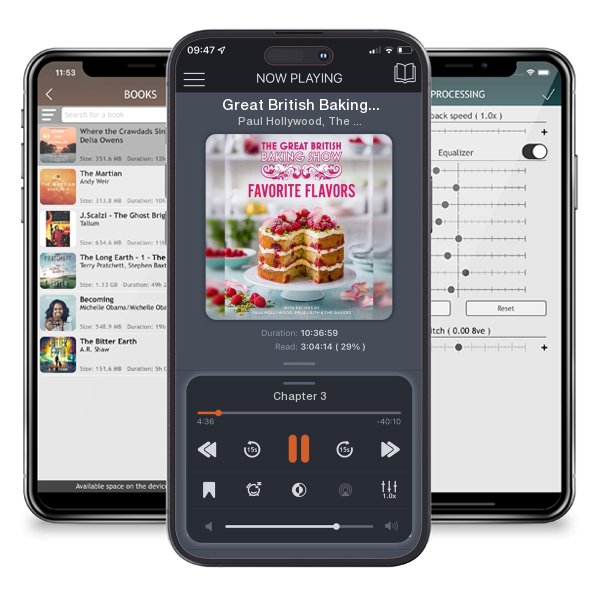 Download fo free audiobook Great British Baking Show: Favorite Flavors by Paul Hollywood, The Bake Off Team, et al. and listen anywhere on your iOS devices in the ListenBook app.