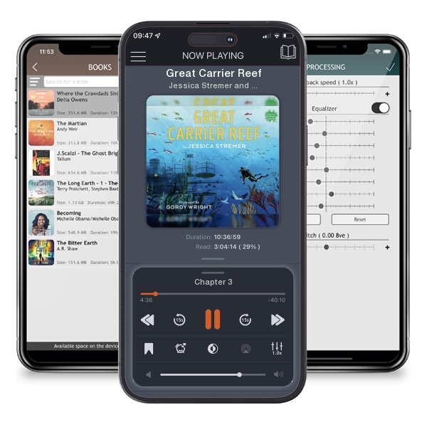 Download fo free audiobook Great Carrier Reef by Jessica Stremer and Gordy Wright and listen anywhere on your iOS devices in the ListenBook app.