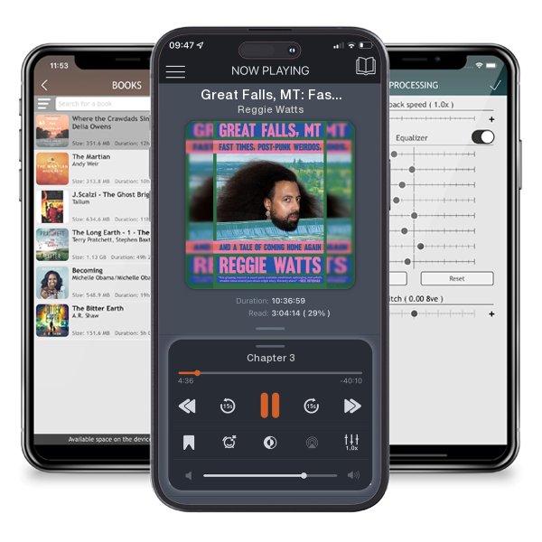 Download fo free audiobook Great Falls, MT: Fast Times, Post-Punk Weirdos, and a Tale of... by Reggie Watts and listen anywhere on your iOS devices in the ListenBook app.