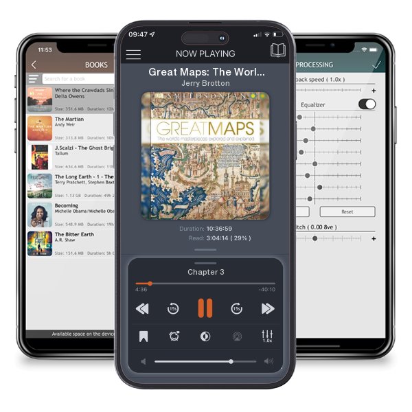 Download fo free audiobook Great Maps: The World's Masterpieces Explored and Explained by Jerry Brotton and listen anywhere on your iOS devices in the ListenBook app.