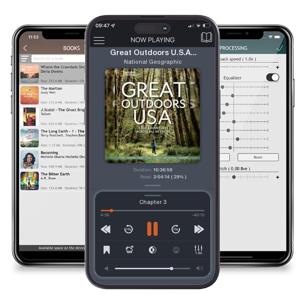 Download fo free audiobook Great Outdoors U.S.A.: 1,000 Adventures Across All 50 States by National Geographic and listen anywhere on your iOS devices in the ListenBook app.