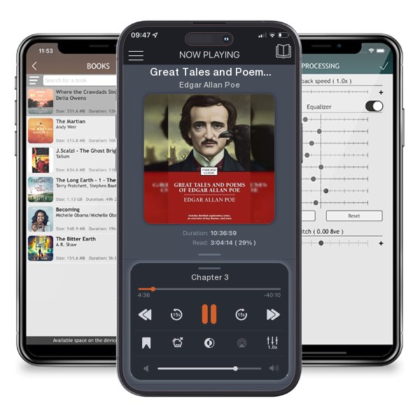 Download fo free audiobook Great Tales and Poems of Edgar Allan Poe (Enriched Classic) by Edgar Allan Poe and listen anywhere on your iOS devices in the ListenBook app.