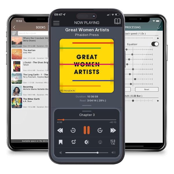 Download fo free audiobook Great Women Artists by Phaidon Press and listen anywhere on your iOS devices in the ListenBook app.