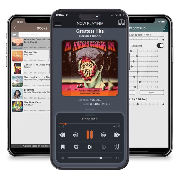 Download fo free audiobook Greatest Hits by Harlan Ellison and listen anywhere on your iOS devices in the ListenBook app.