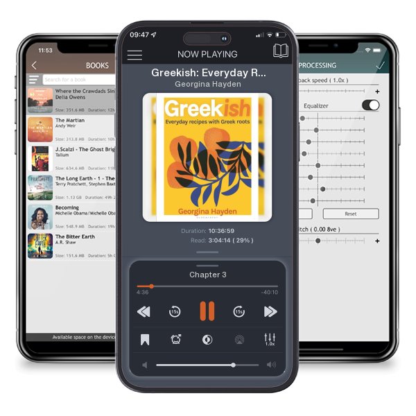 Download fo free audiobook Greekish: Everyday Recipes with Greek Roots by Georgina Hayden and listen anywhere on your iOS devices in the ListenBook app.