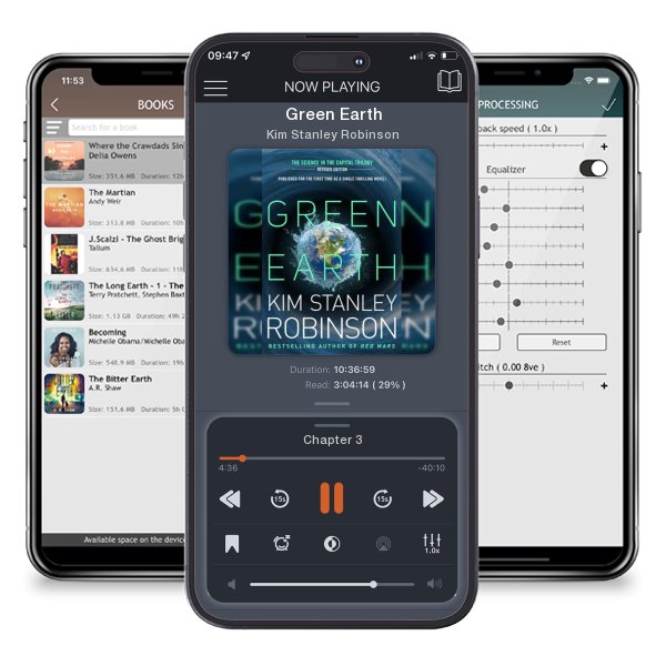 Download fo free audiobook Green Earth by Kim Stanley Robinson and listen anywhere on your iOS devices in the ListenBook app.