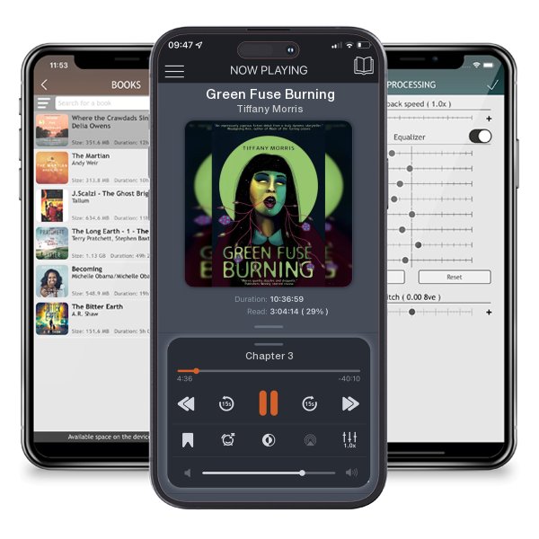Download fo free audiobook Green Fuse Burning by Tiffany Morris and listen anywhere on your iOS devices in the ListenBook app.