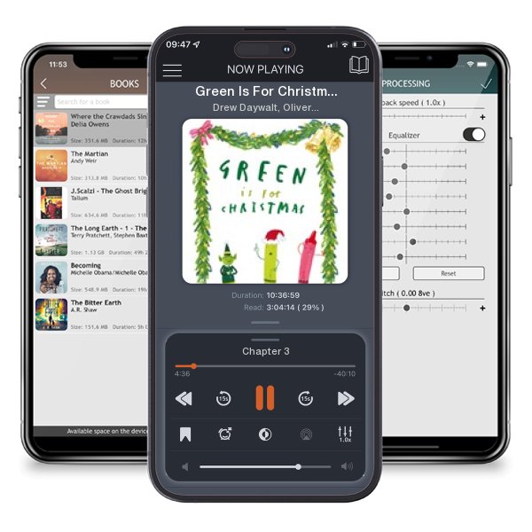 Download fo free audiobook Green Is For Christmas by Drew Daywalt, Oliver Jeffers and listen anywhere on your iOS devices in the ListenBook app.