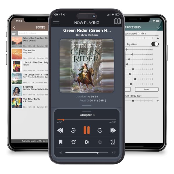 Download fo free audiobook Green Rider (Green Rider, #1) by Kristen Britain and listen anywhere on your iOS devices in the ListenBook app.