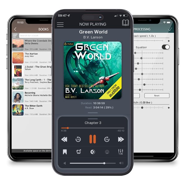 Download fo free audiobook Green World by B.V. Larson and listen anywhere on your iOS devices in the ListenBook app.
