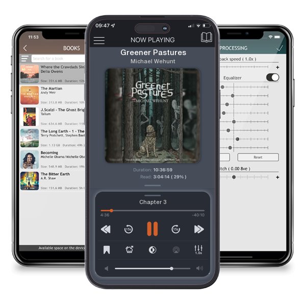 Download fo free audiobook Greener Pastures by Michael Wehunt and listen anywhere on your iOS devices in the ListenBook app.