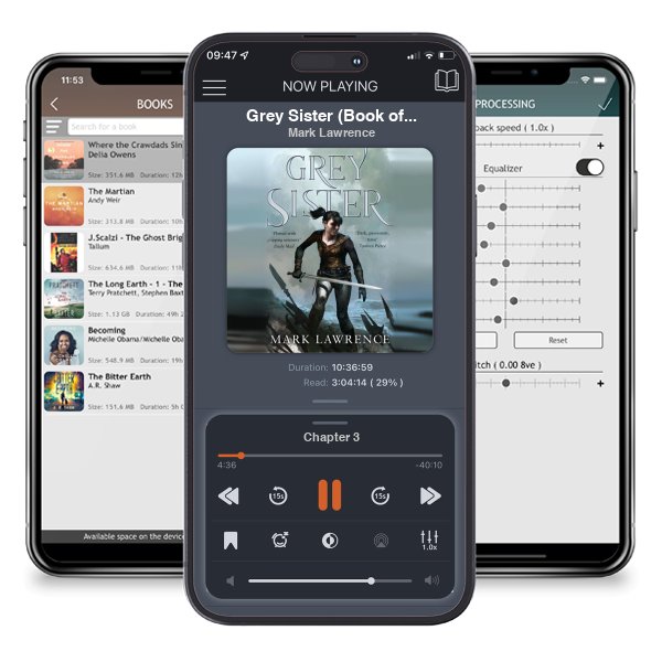 Download fo free audiobook Grey Sister (Book of the Ancestor, #2) by Mark Lawrence and listen anywhere on your iOS devices in the ListenBook app.
