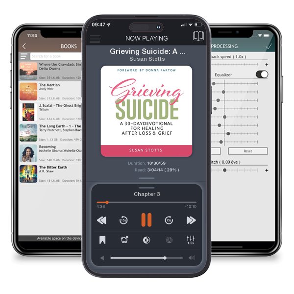 Download fo free audiobook Grieving Suicide: A 30-Day Devotional for Healing After Loss & Grief by Susan Stotts and listen anywhere on your iOS devices in the ListenBook app.