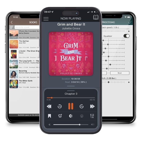 Download fo free audiobook Grim and Bear It by Juliette Cross and listen anywhere on your iOS devices in the ListenBook app.