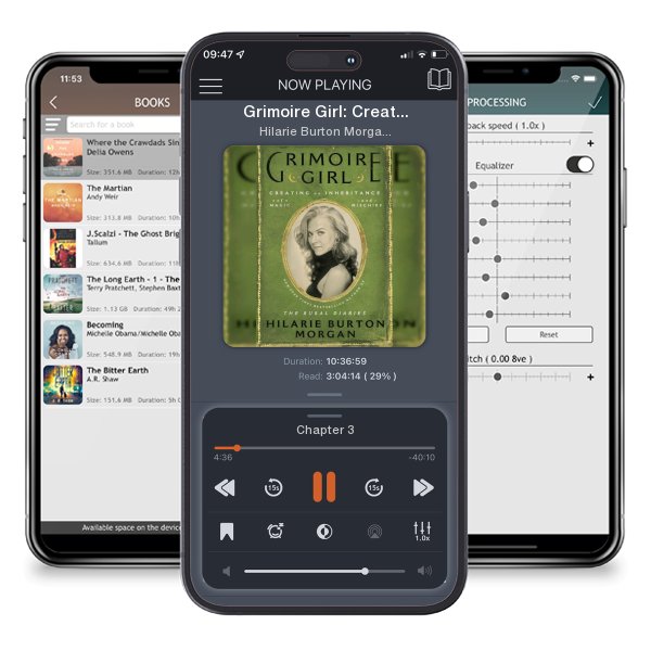Download fo free audiobook Grimoire Girl: Creating an Inheritance of Magic and Mischief by Hilarie Burton Morgan and listen anywhere on your iOS devices in the ListenBook app.