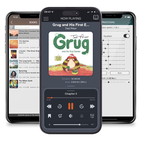 Download fo free audiobook Grug and His First Easter by Ted Prior and listen anywhere on your iOS devices in the ListenBook app.